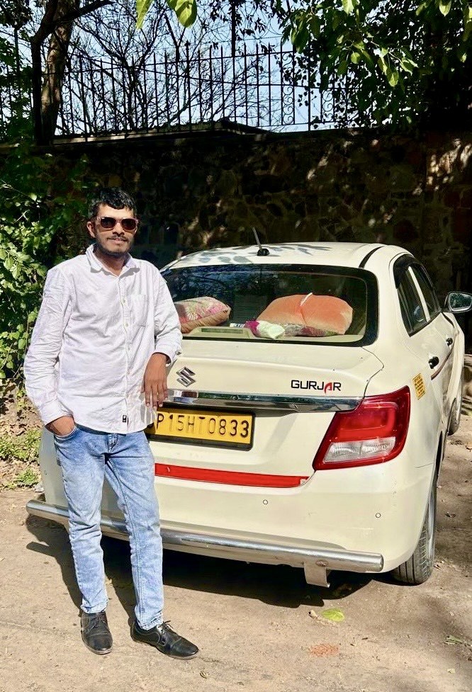 Amit Bhati, private driver in North India
